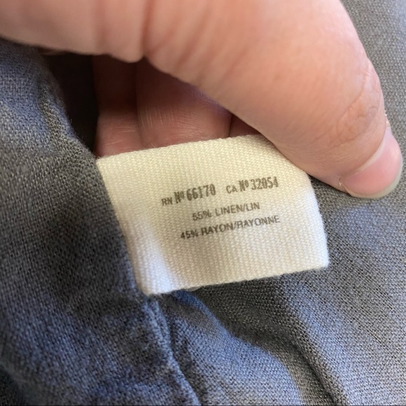 Anthropologie Daughters of the Liberation Gray Linen Blend Waterfall Jacket M - Picture 4 of 7